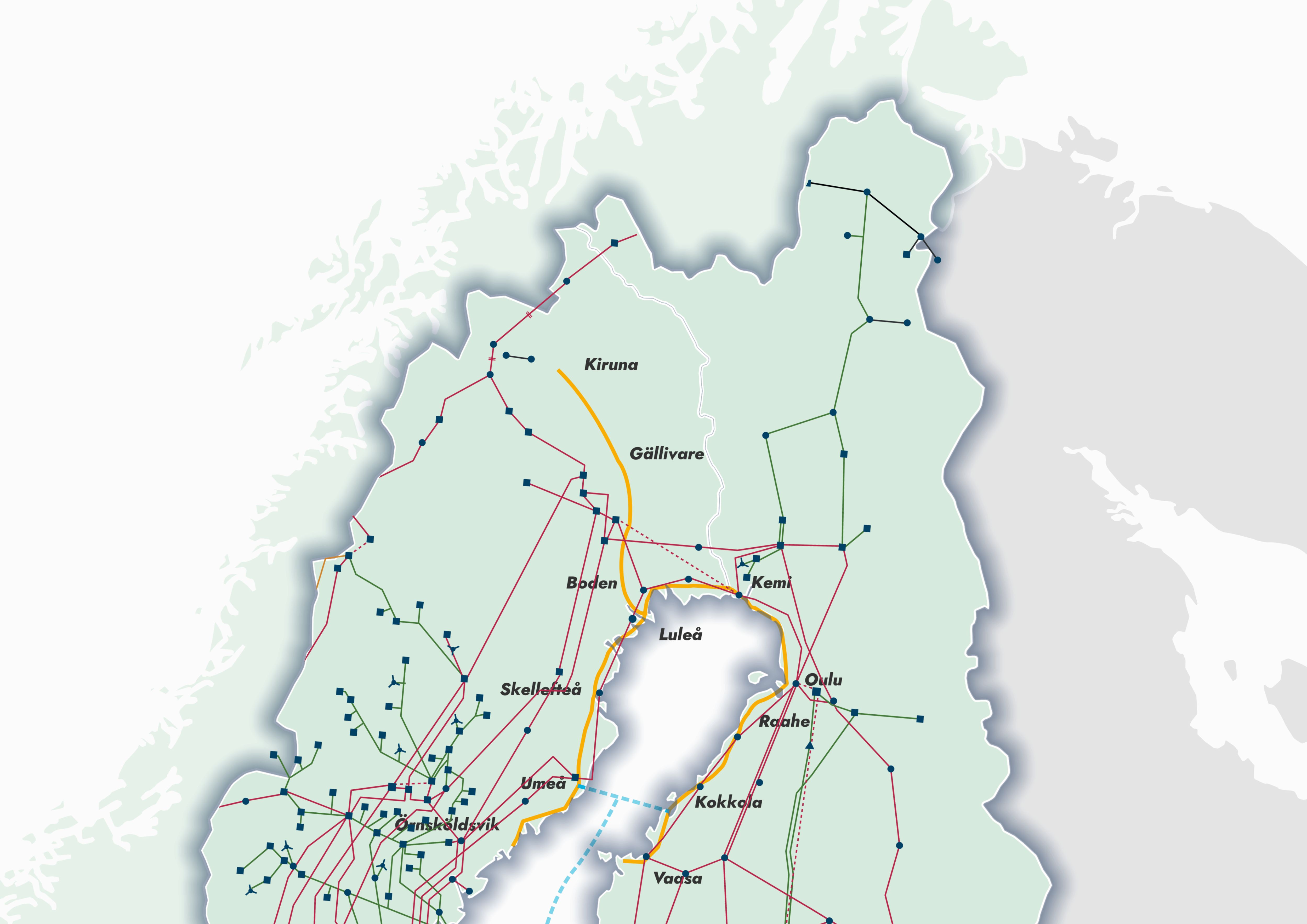 Gasgrid Finland ja Nordion Energi julkistavat Nordic Hydrogen Routen – Euroopan ensimmäisen laajamittaisen rajat ylittävän vetyverkoston